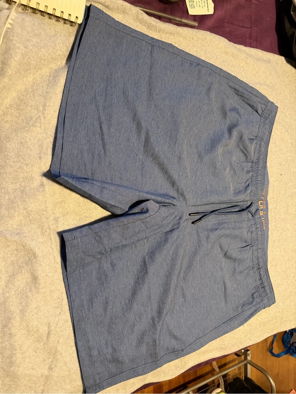 Copper & Oak Men's Heathered Blue Boxer Briefs NWOT